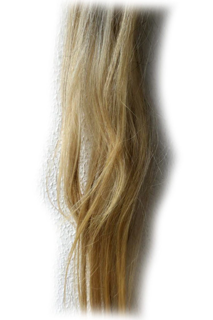 Pferdeschweif blond etwas grau 120 cm 