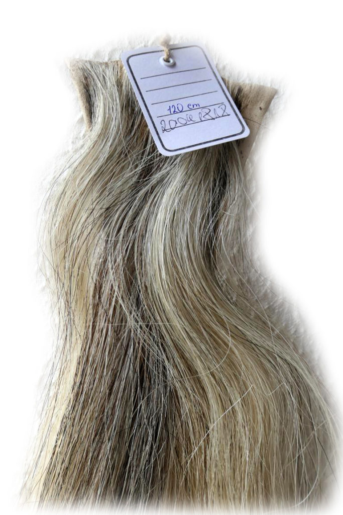 Pferdeschweif blond etwas grau 120 cm 