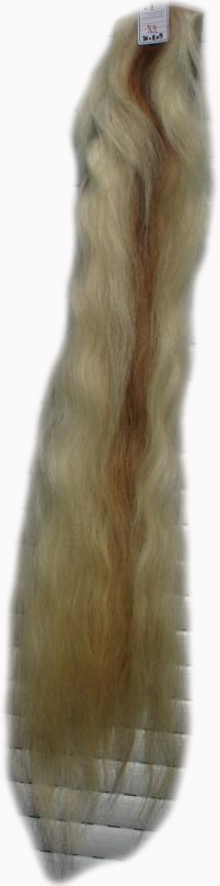 Pferdeschweif blond, extra schwer, 130 cm Pferdeschweif
